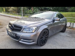 2013 MERCEDES BENZ C-CLASS  C180 COUPE PANORAMIC