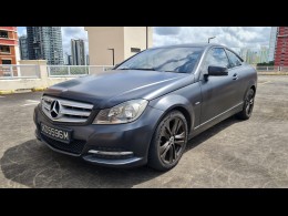 2011 MERCEDES BENZ C-CLASS  C 180 COUPE