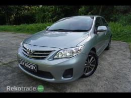 2012 TOYOTA COROLLA ALTIS  